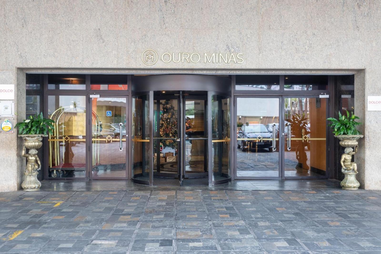 Ouro Minas Hotel Belo Horizonte, Dolce By Wyndham 외부 사진 Entrance to the hotel